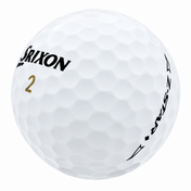 Srixon Z-Star golf ball in white, showing the logo and number