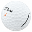Titleist Velocity golf ball in white, showing the logo and number