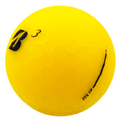 Bridgestone e12 matte golf ball in yellow