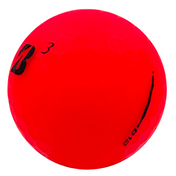Bridgestone e12 matte golf ball in red