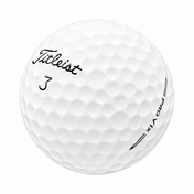 Titleist Pro V1x golf ball in white, showing the logo and number