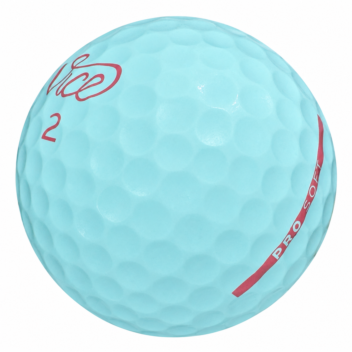 Vice Pro Soft golf ball in ice blue