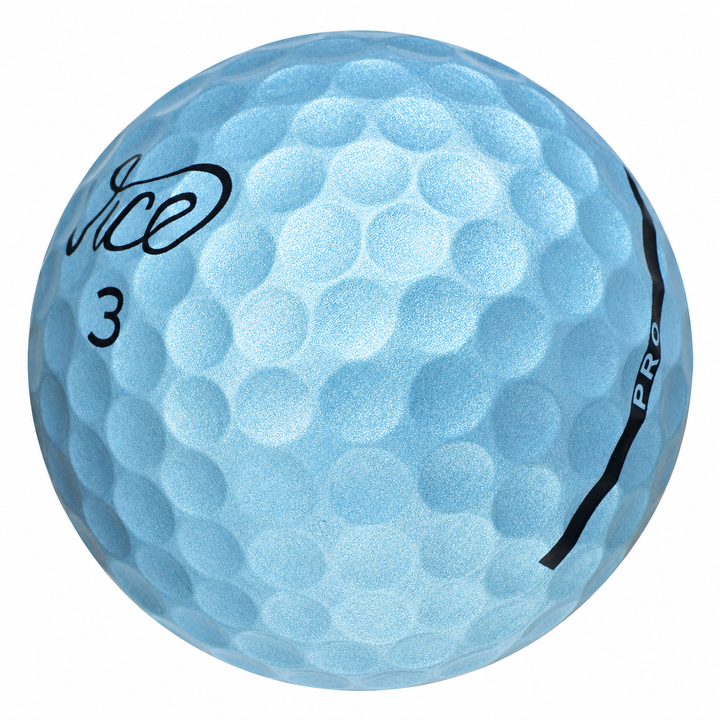Vice Pro golf ball in pearlescent light blue