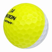 Srixon Z-Star Divide golf ball, half yellow and half white