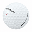 TaylorMade Tour Response golf ball in white, showing the logo and number