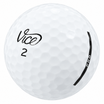 Vice Pro golf ball in white, showing the logo and number