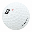 Bridgestone Tour B X golf ball in white, showing the logo and number