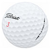Titleist Pro V1x Left Dash golf ball in white, showing the logo and red number