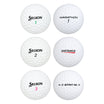 Six assorted white Srixon golf balls, including Marathon, Distance and Z-Star, in a two-by-three grid
