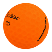 Titleist Velocity matte golf ball in orange
