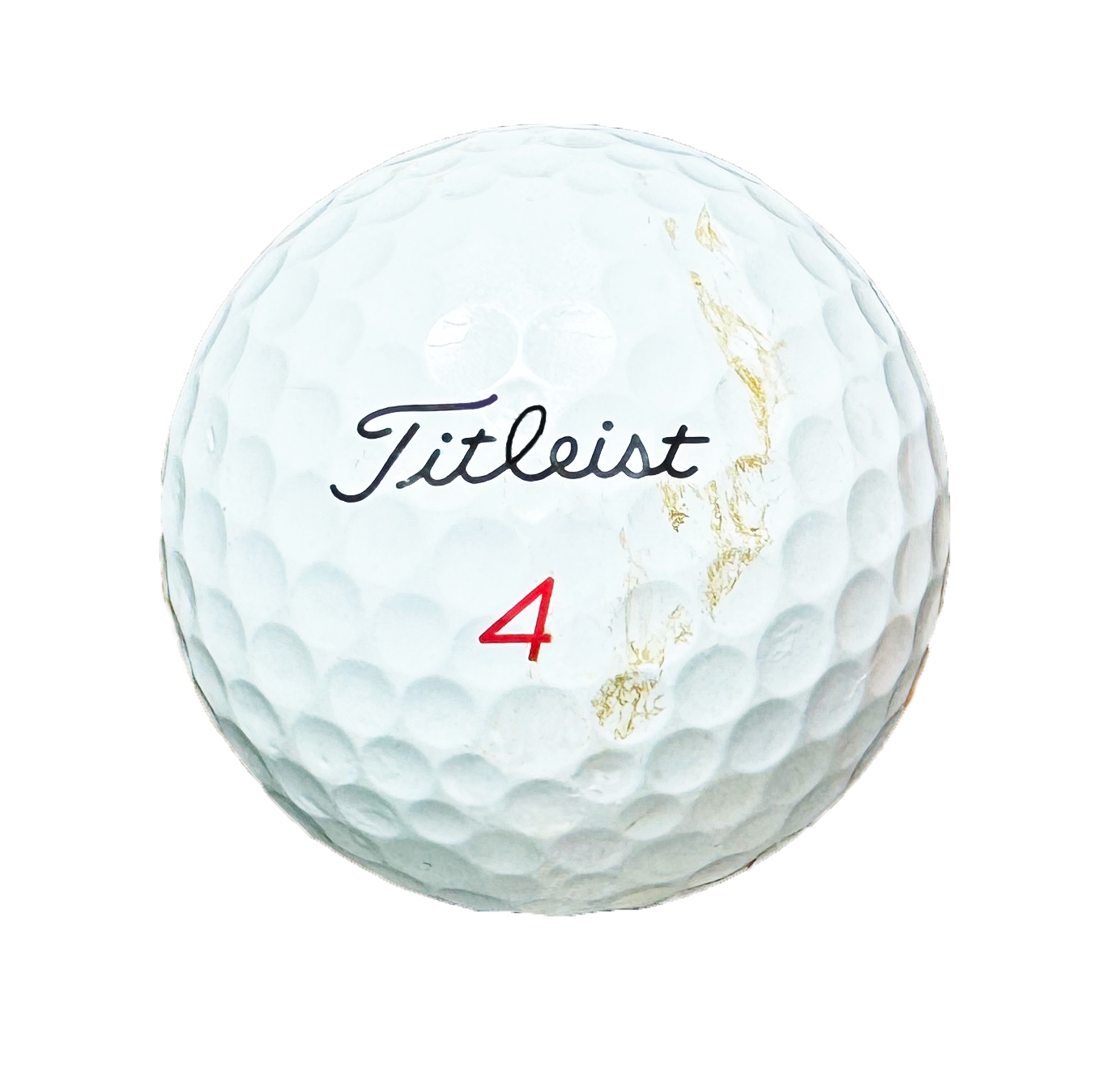 Good condition white titliest pro v1 golf ball